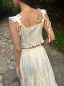 Juliette Top in Butter Cream