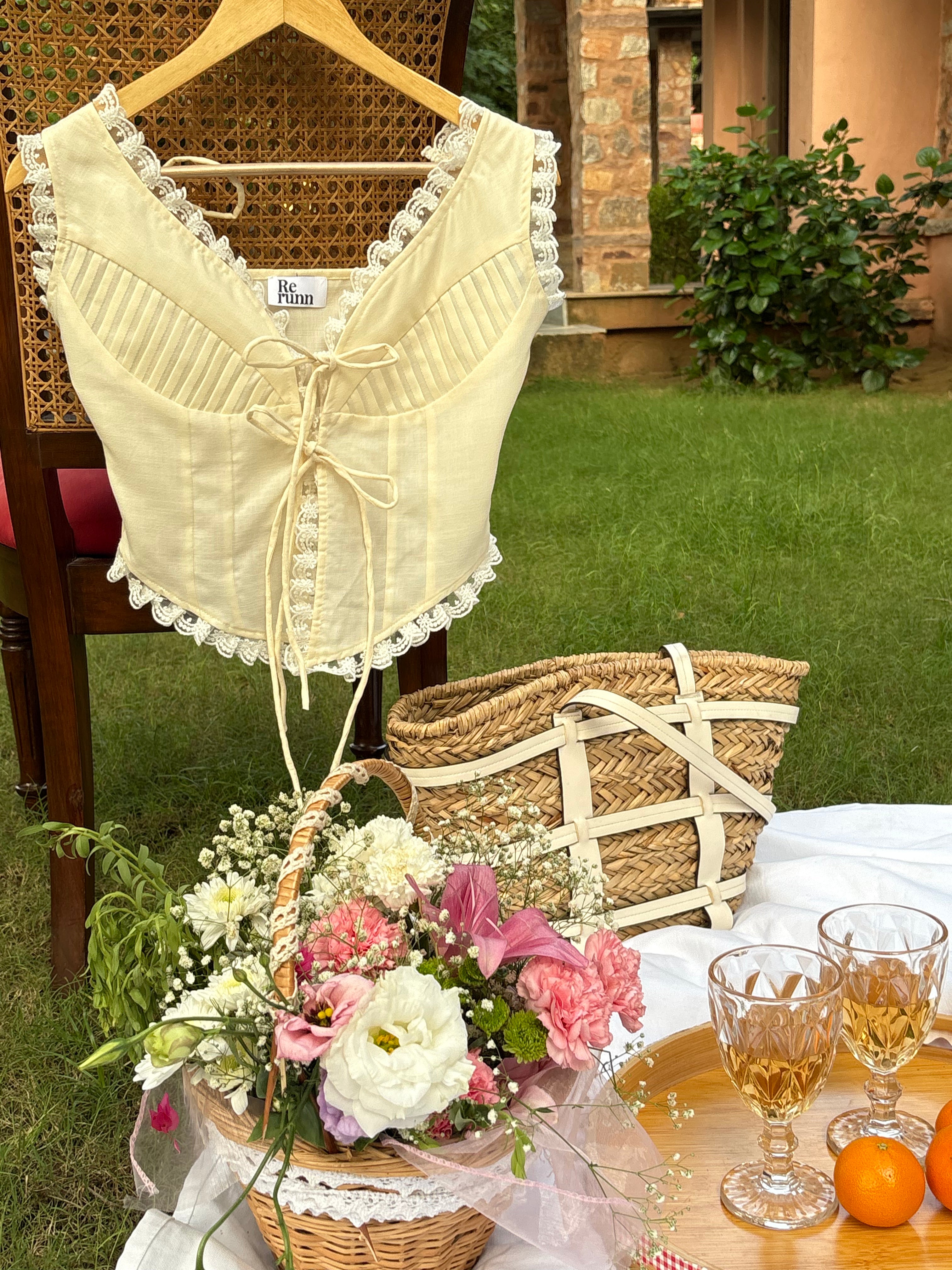 Juliette Top in Butter Cream