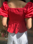 Gorgeous Red Sweetheart Top (S-L)