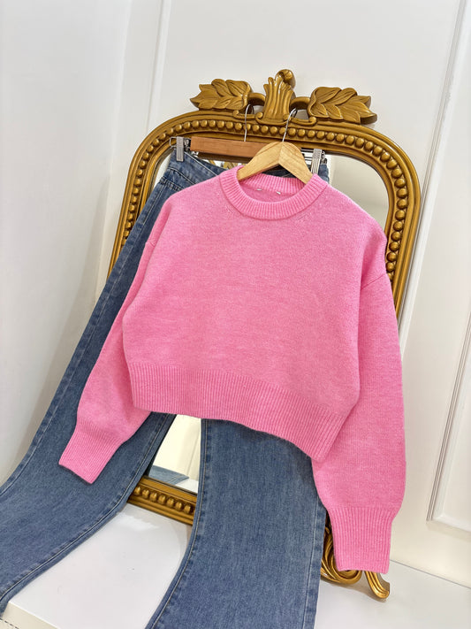 Ellie Pullover in Pink (XS-XL)