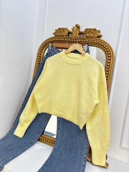 Ellie Pullover in Butter Yellow (XS-XL)