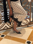 Celine Lace Skirt in Polka Dot