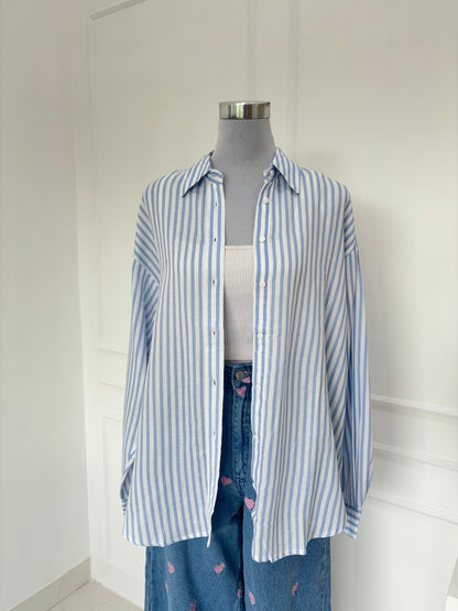 Blue Striped Shirt (XS-XL)