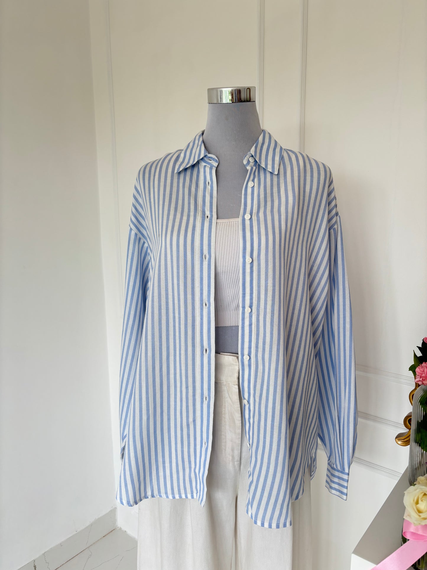 Blue Striped Shirt (XS-XL)