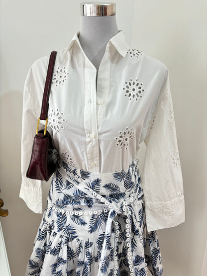 White Eyelet Shirt (S-XL)