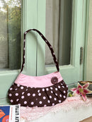 Lucy Bag in Brown Polka Dot-PREORDER