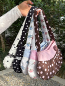 Lucy Bag in Brown Polka Dot-PREORDER