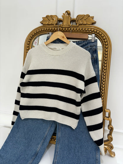 Claire Striped Pullover (XS-2XL)