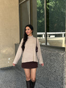 Softest Oversized Pullover in Beige