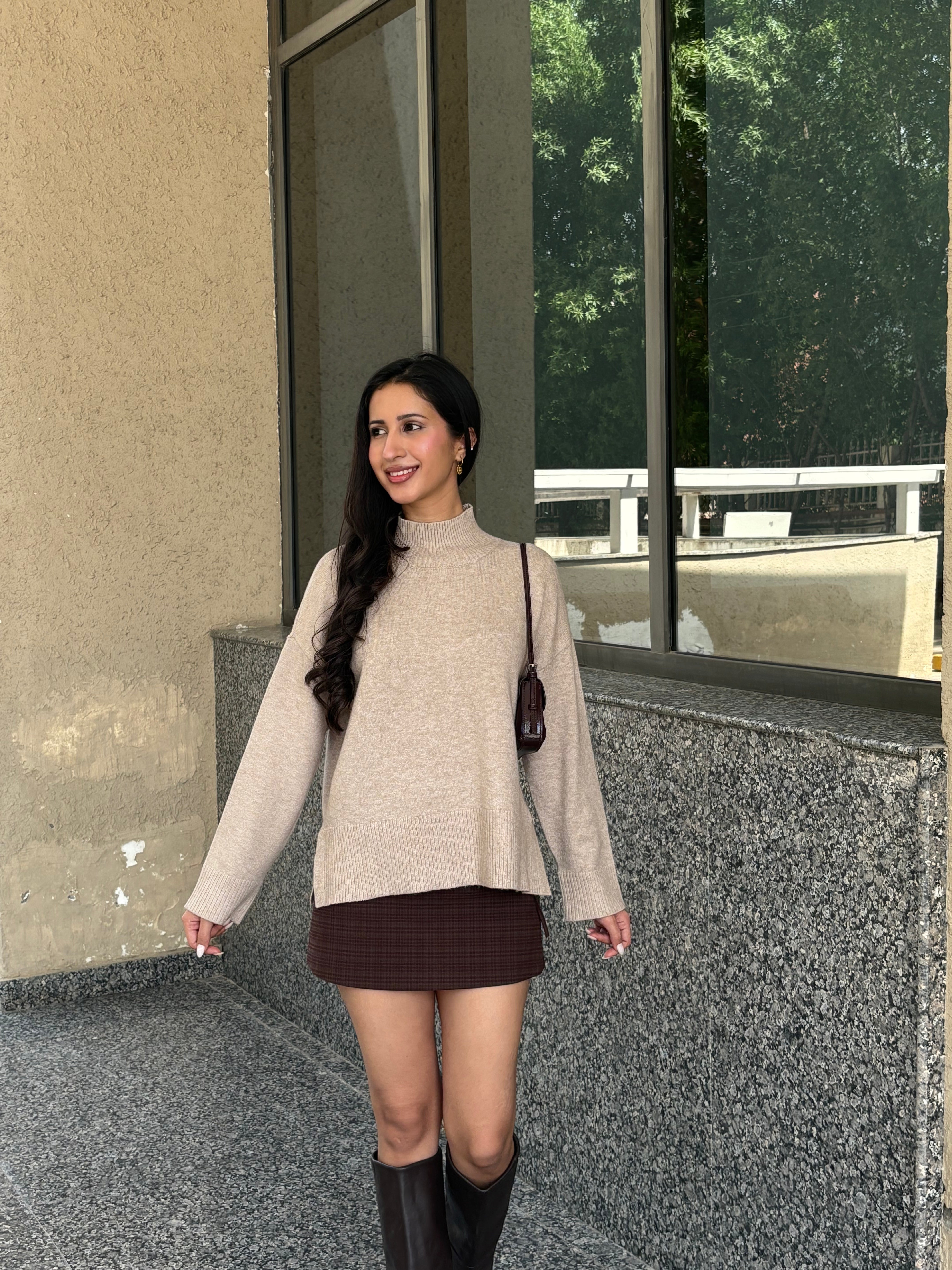 Softest Oversized Pullover in Beige