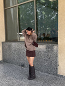 Softest Oversized Pullover in Light Brown