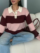 Cutest Striped Collared Knit
