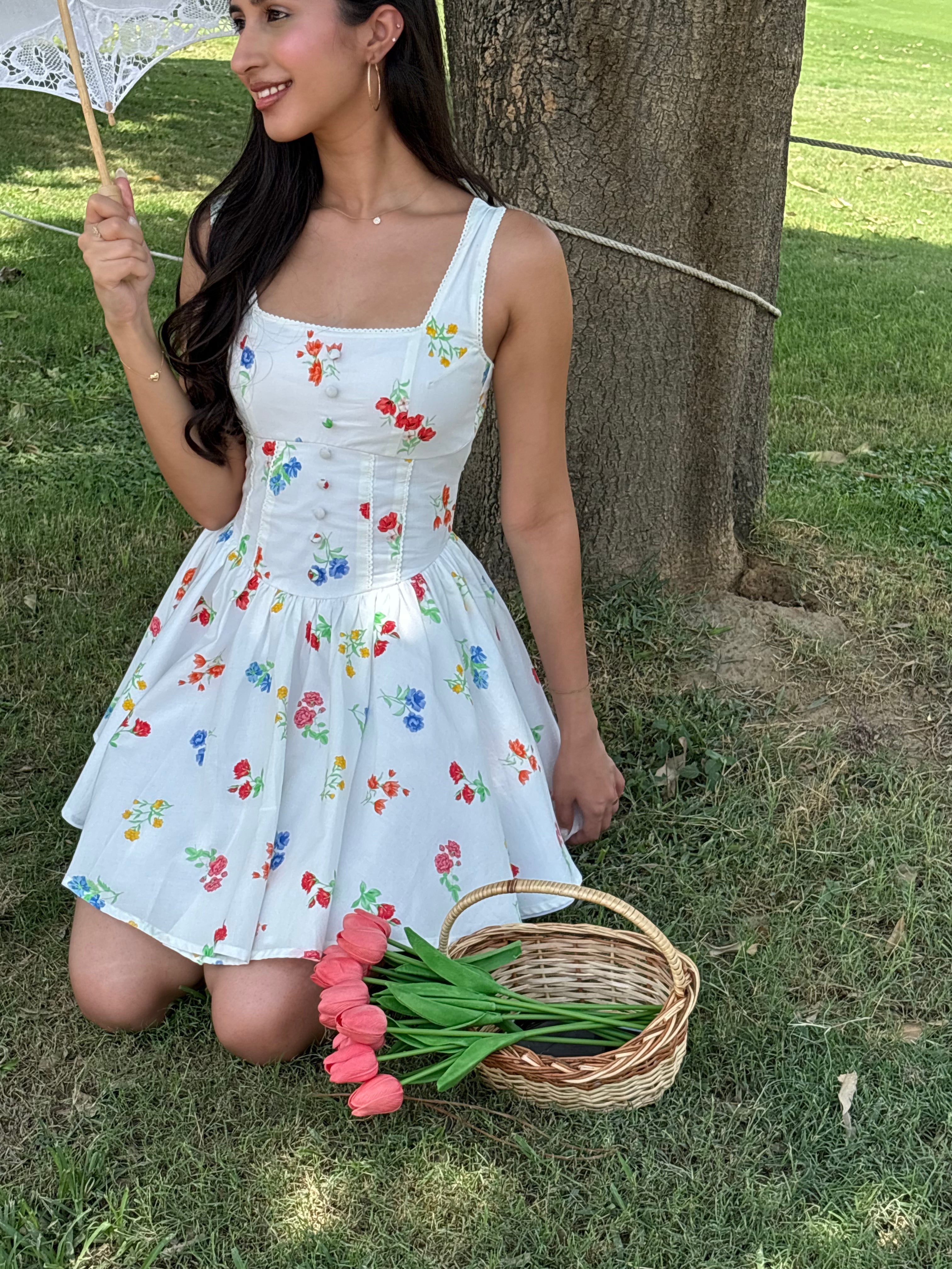Aurora Princess Dress in Floral