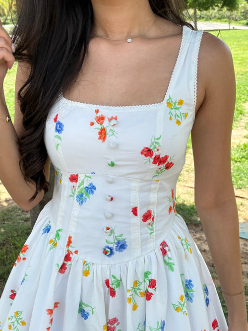 Aurora Princess Dress in Floral