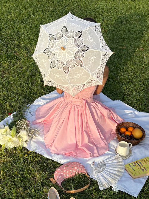 Aurora Princess Dress in Blush