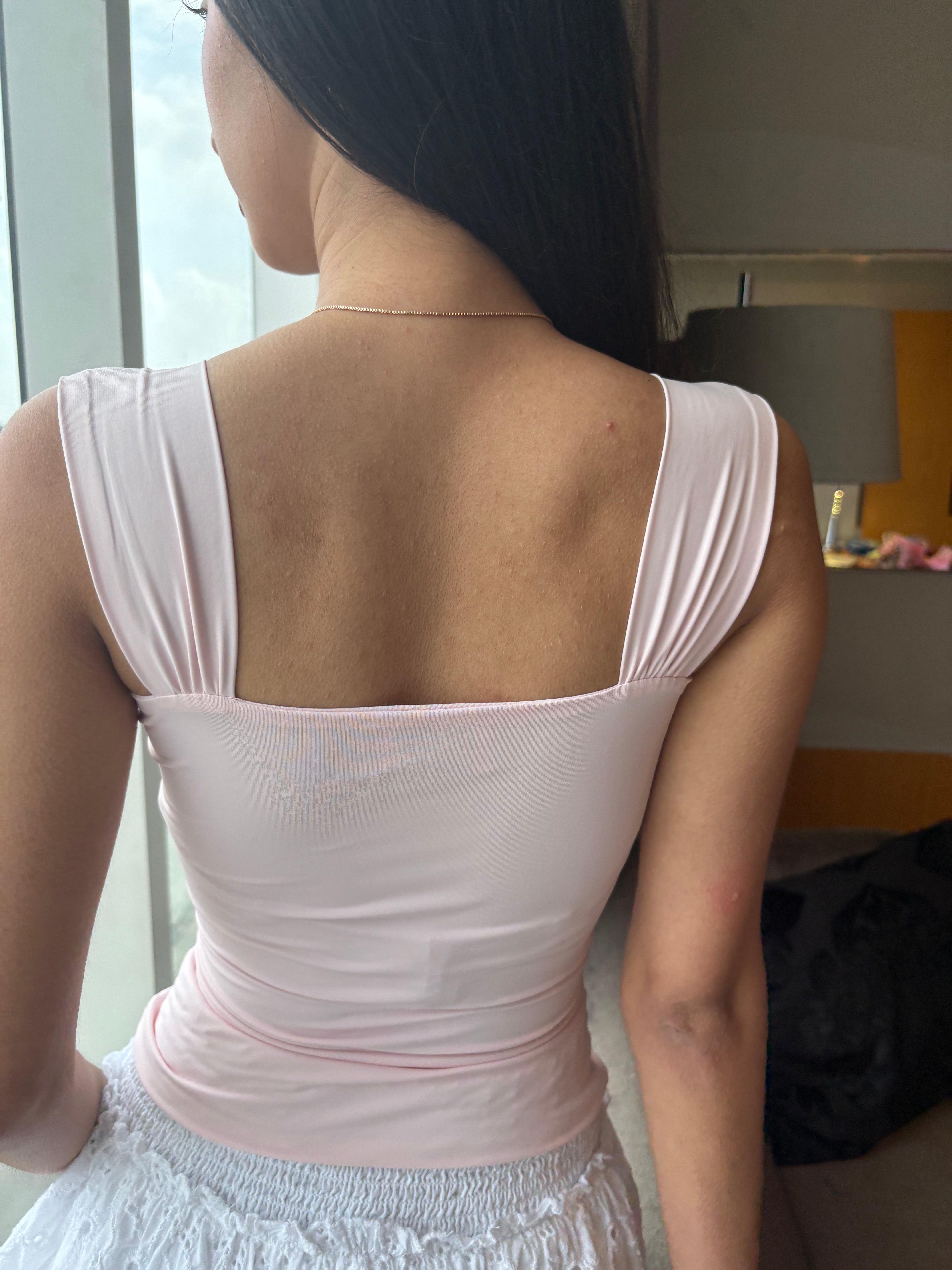 Belle Sculpting Top in Blush