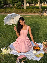 Aurora Princess Dress in Blush