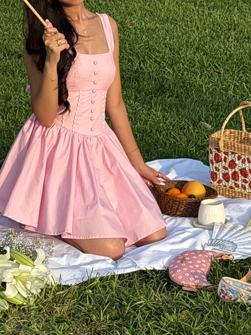 Aurora Princess Dress in Blush
