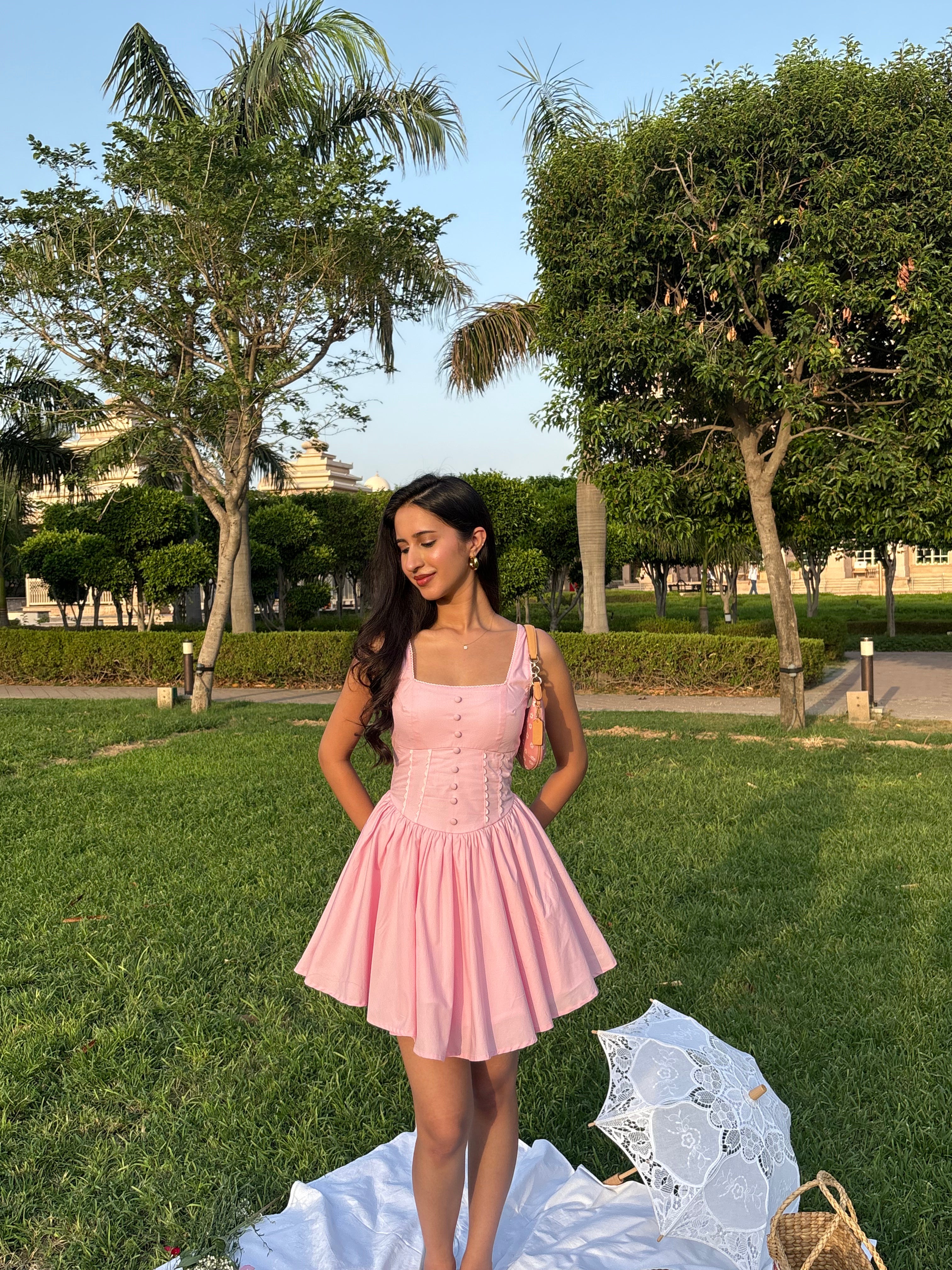 Aurora Princess Dress in Blush