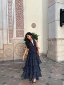 Arabelle Frill Dress in Polka Dot