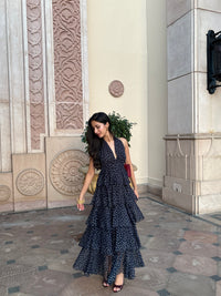 Arabelle Frill Dress in Polka Dot