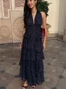 Arabelle Frill Dress in Polka Dot