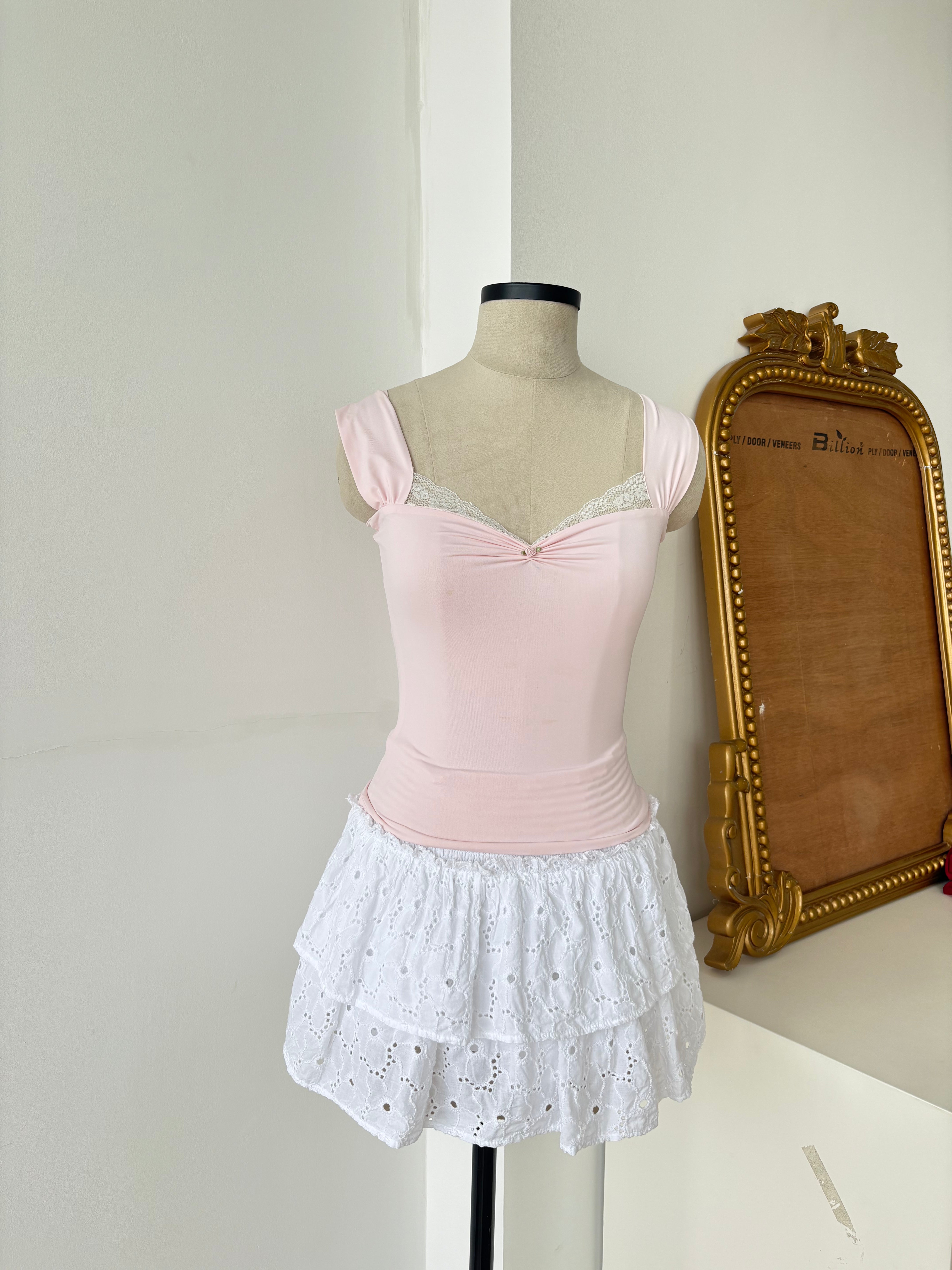 Belle Sculpting Top in Blush