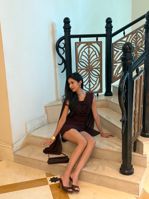 Audrey Skort in Burgundy