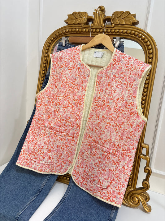 Floral Quilted Jacket (S-2XL)