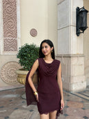 Audrey Skort in Burgundy