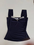 Belle Sculpting Top in Navy