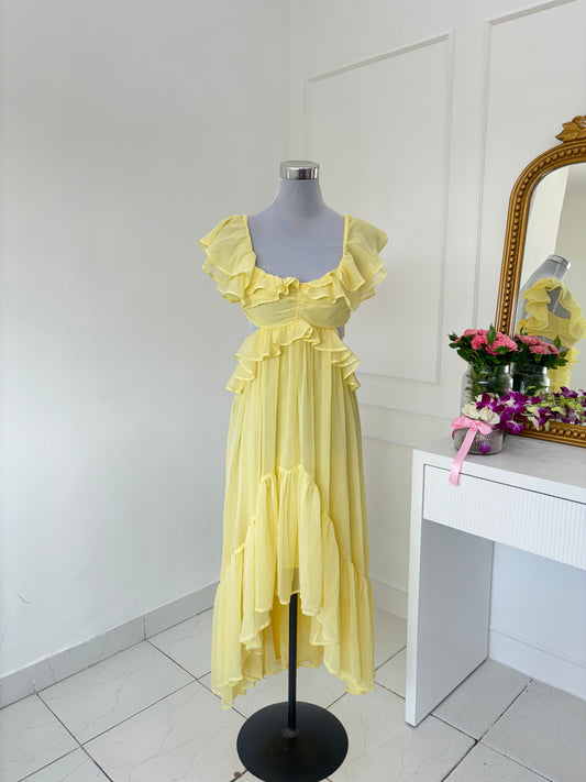 Honey Ruffle Dress (S-L)