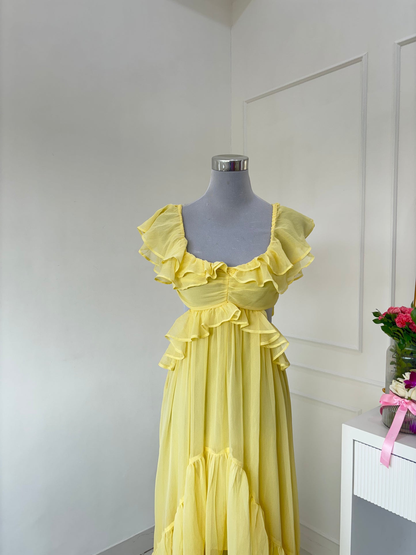 Honey Ruffle Dress (S-L)