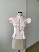 Satin Top in Pink - SAMPLE