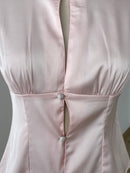 Satin Top in Pink - SAMPLE
