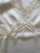 Lucine Satin Top in Cream - REVIVED FINDS