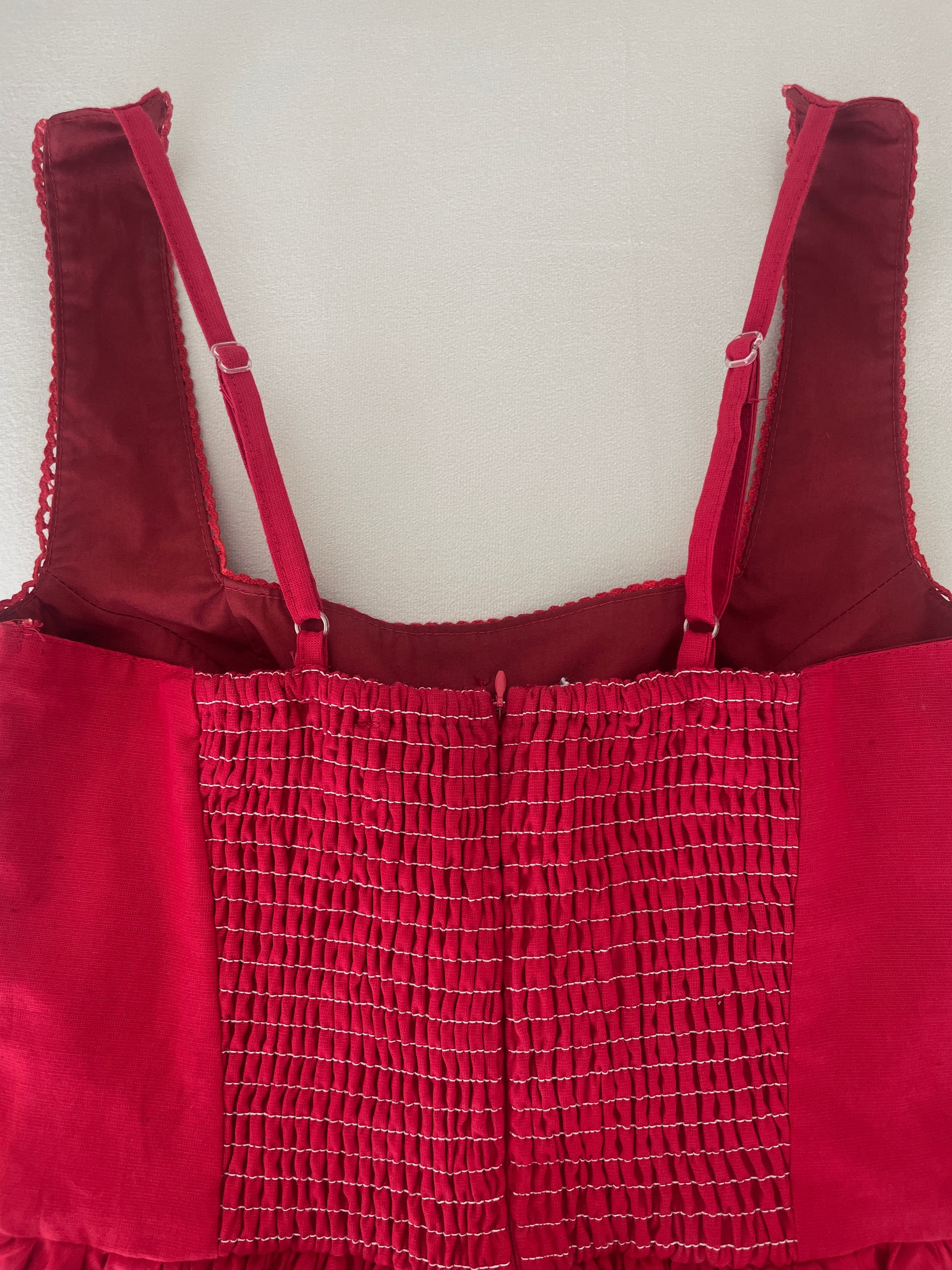 Aurora Princess Dress in Crimson - REVIVED FINDS