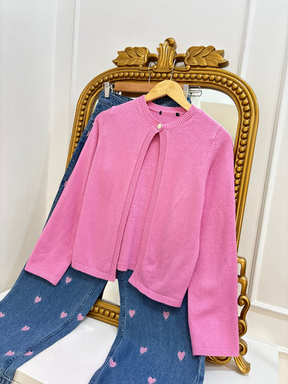 Matilda Cardigan in Pink (S-L)