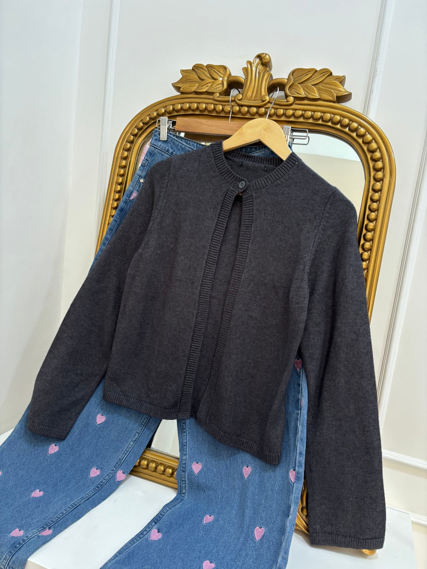 Matilda Cardigan in Dark Grey (XS-XL)