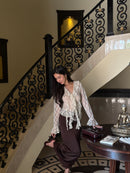 Juliette Ruffle Lace Top