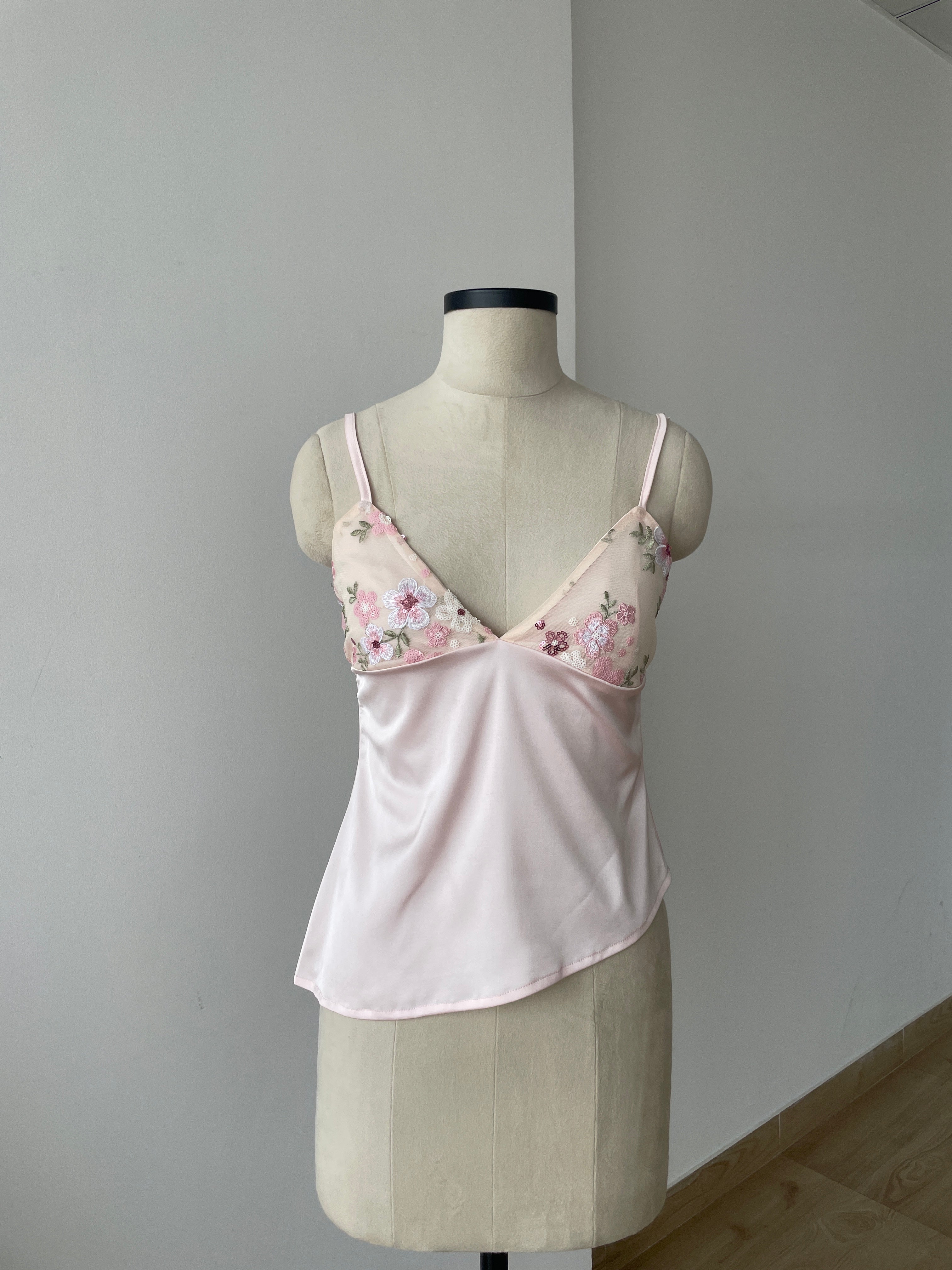 Pink Embroidered Top - SAMPLE