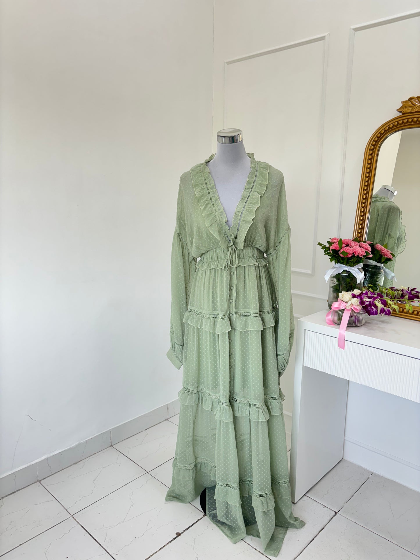 Sage Willow Dress (S-L)