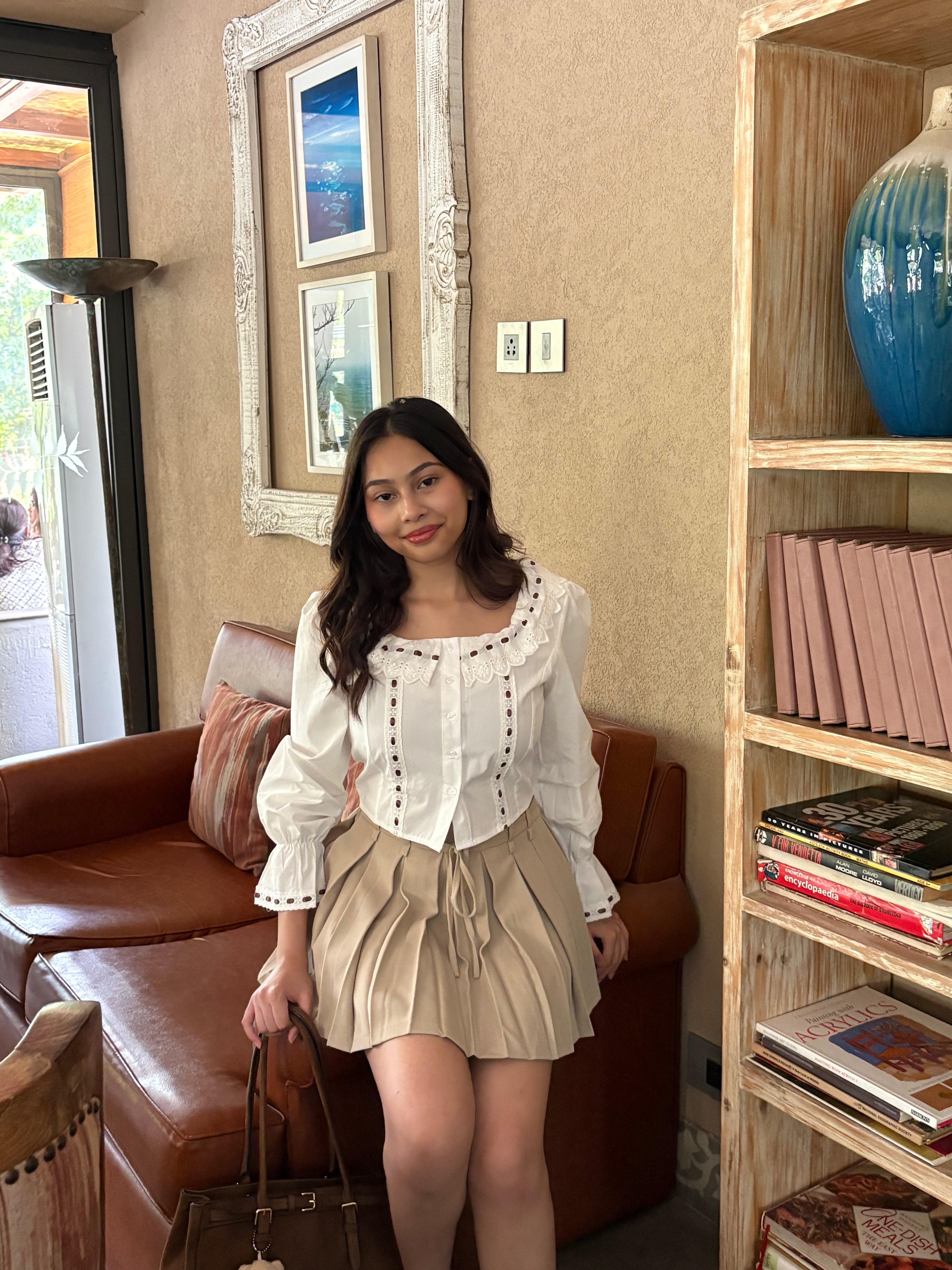 Lana Collared Shirt (XS & S)