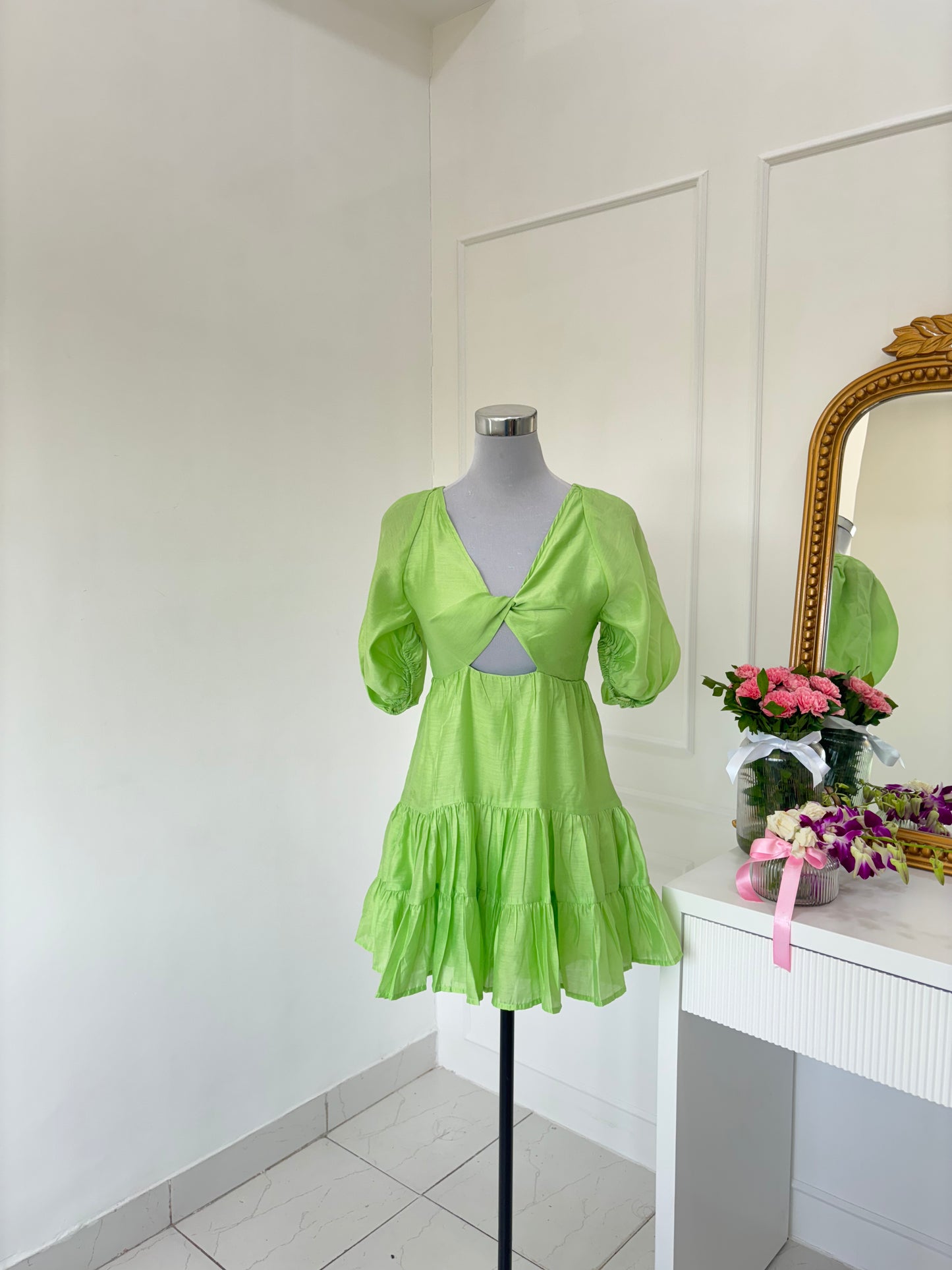 Sage Dress (M-L)