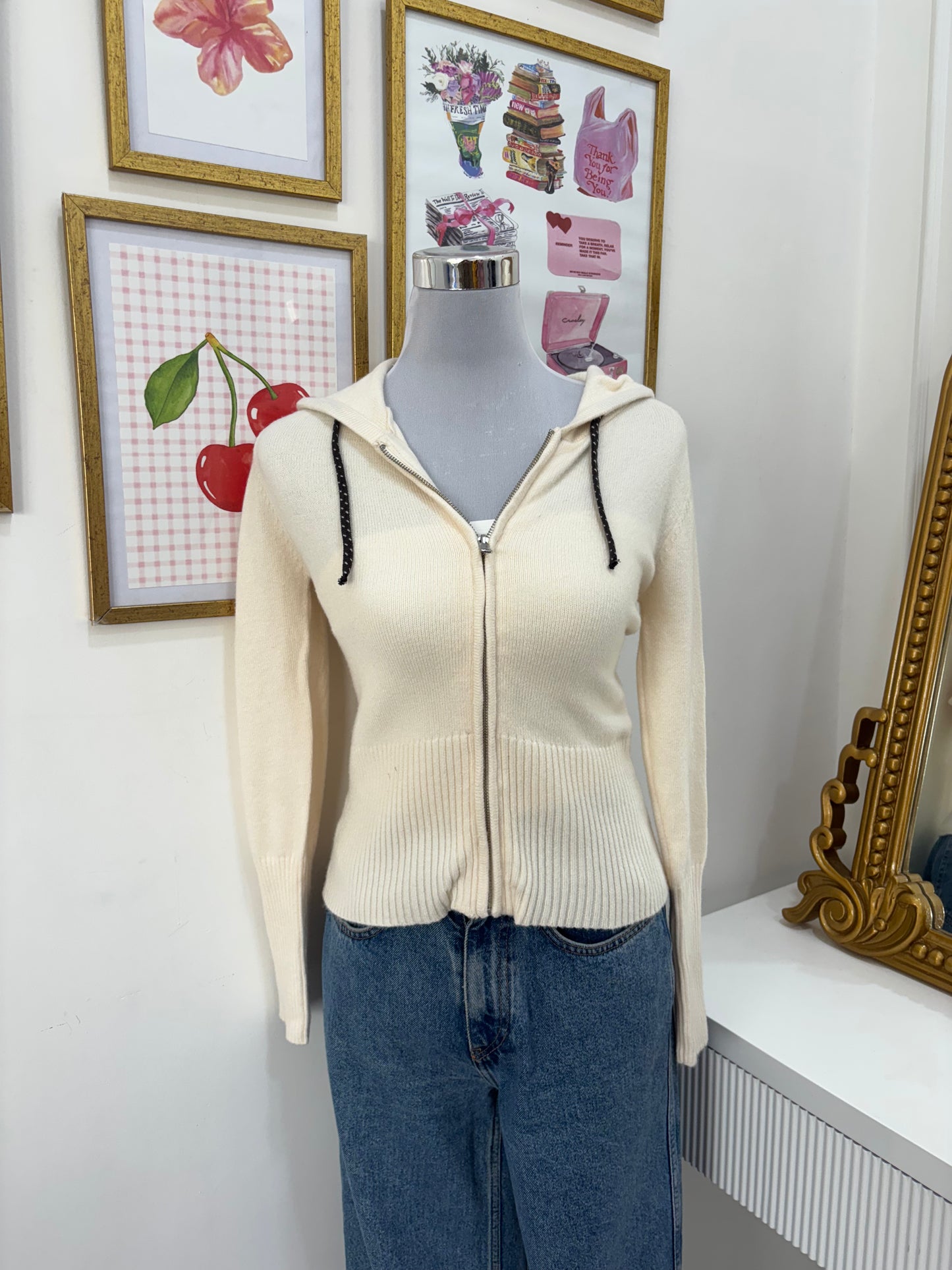 Isabelle Cardigan in Cream (S-XL)