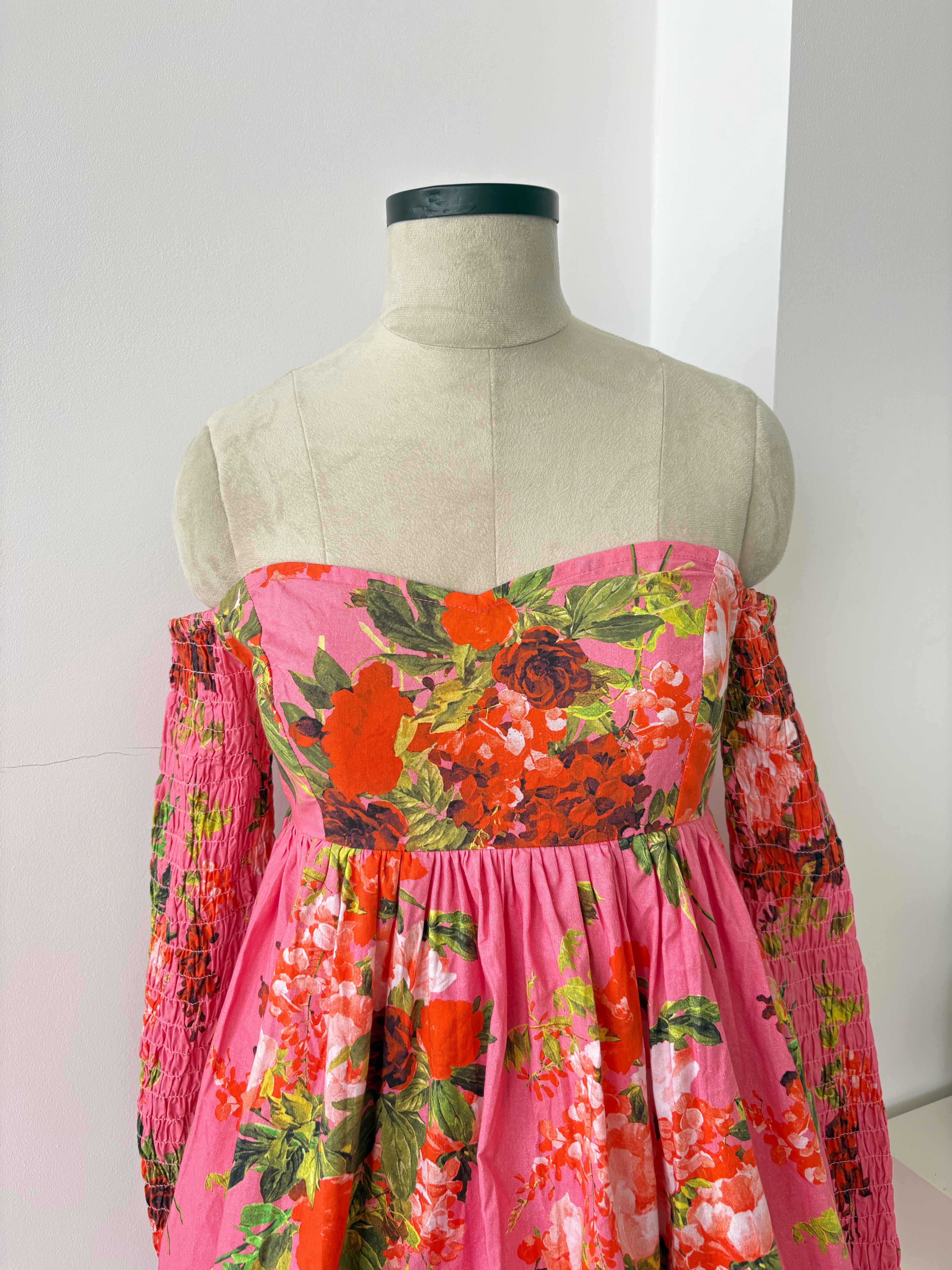 Floral Smocked Dress (S)