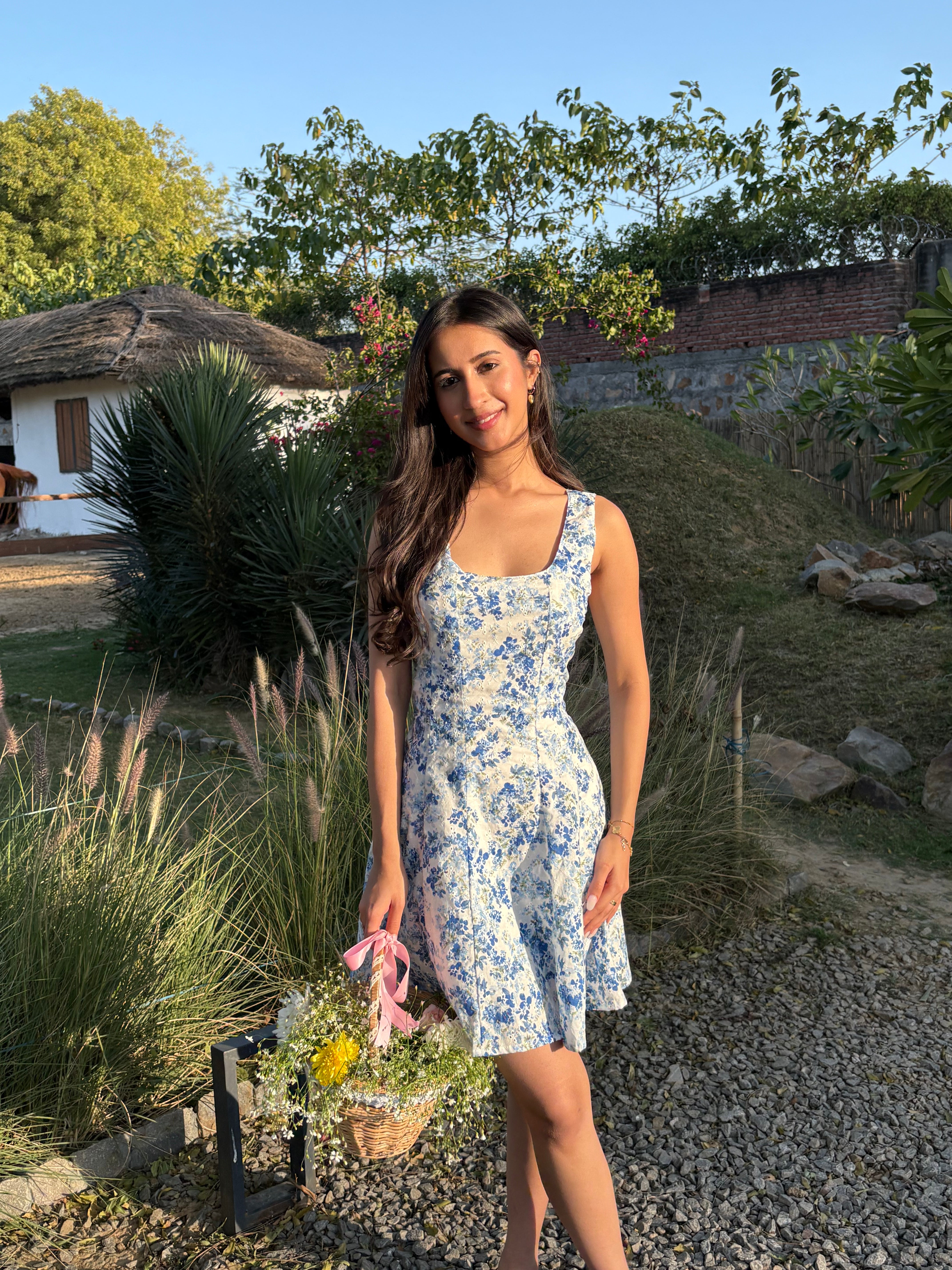 Belle Eyelet Corset Dress (S-XL)