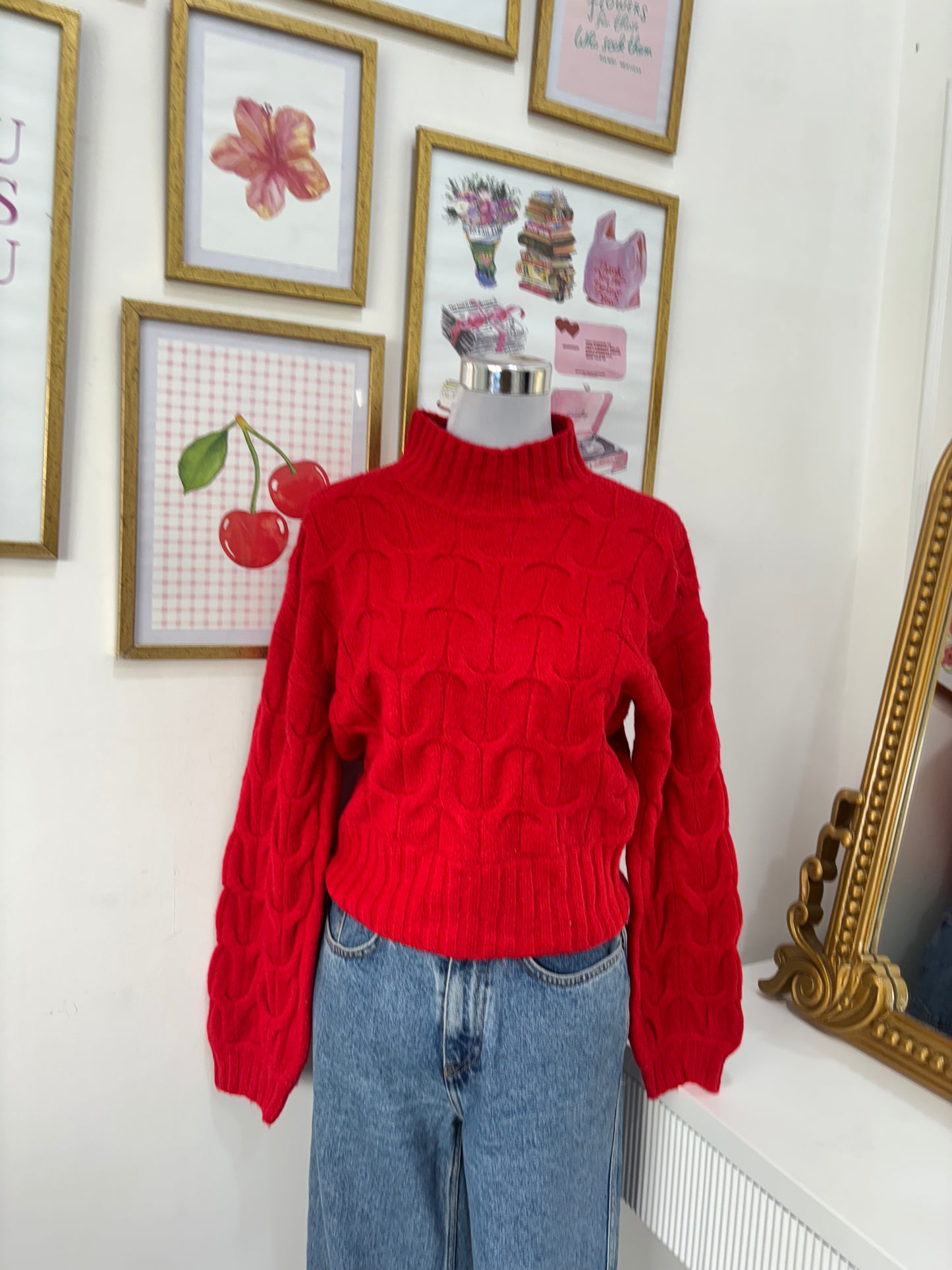 Chunky Red Pullover (S-3XL)