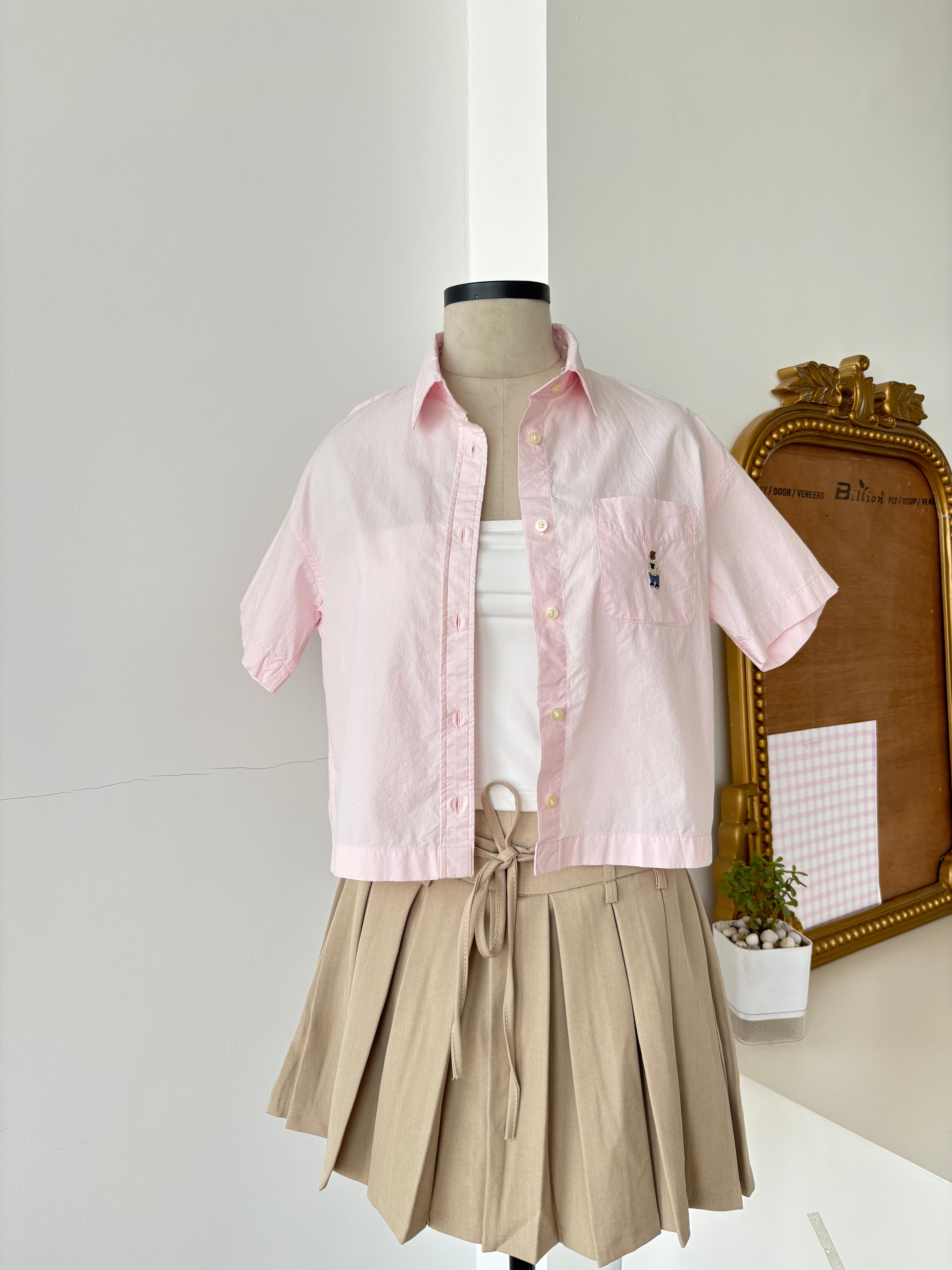 Teddy Shirt in Pink (S-L)