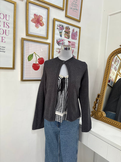 Matilda Cardigan in Dark Grey (XS-XL)